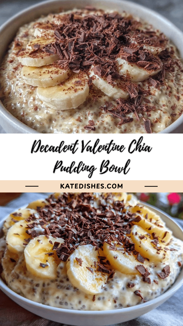 Valentine chia pudding bowl recipe