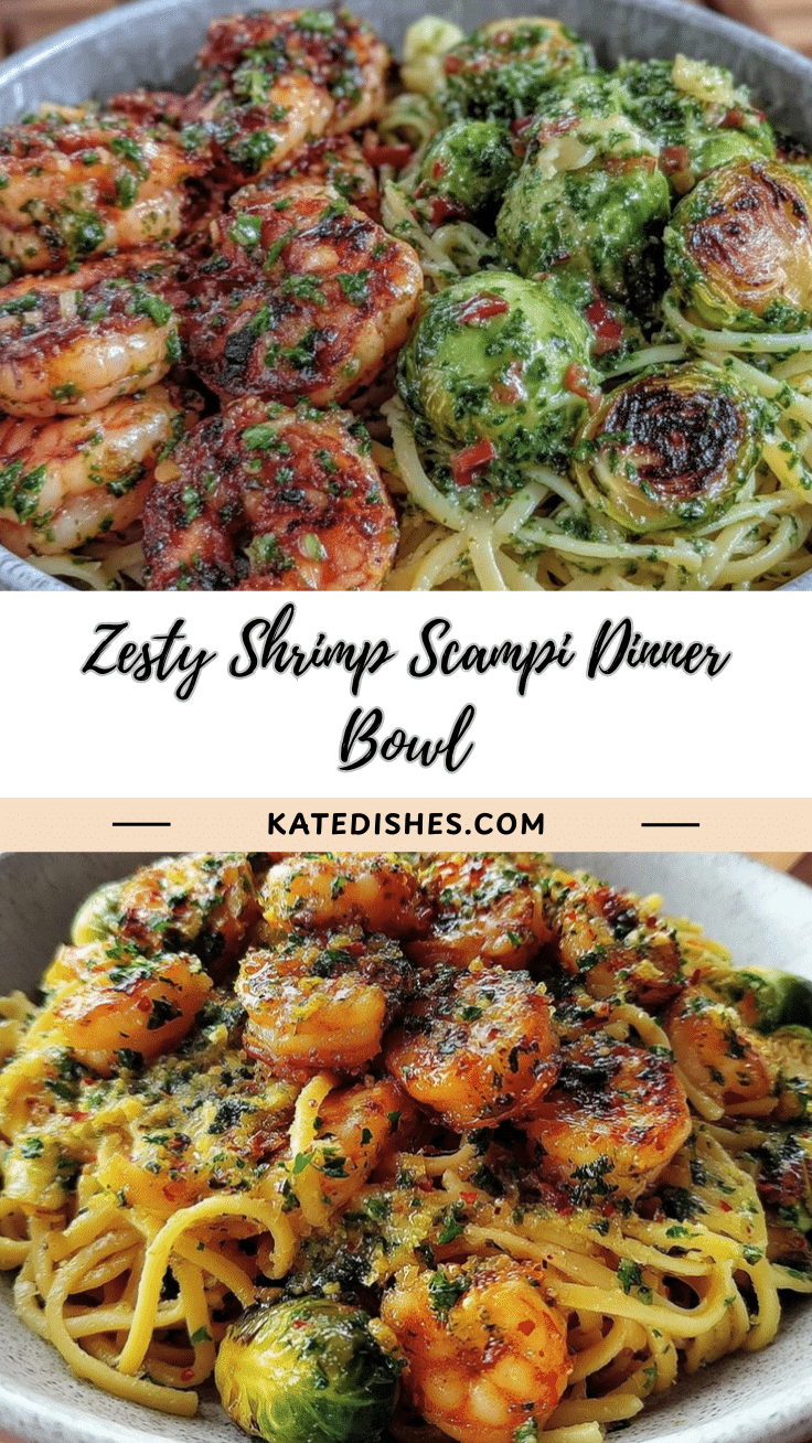 zesty shrimp scampi dinner bowl recipe