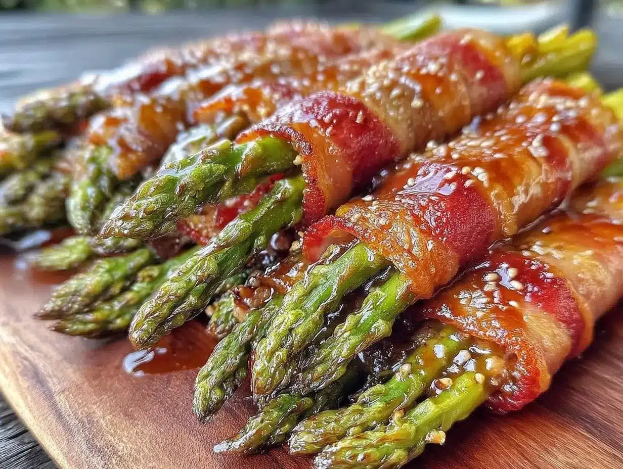 bacon-wrapped asparagus bundles preparation steps
