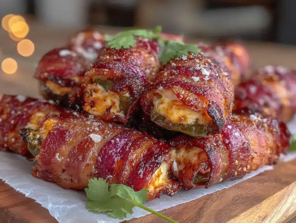bacon-wrapped jalapeño poppers - featured image