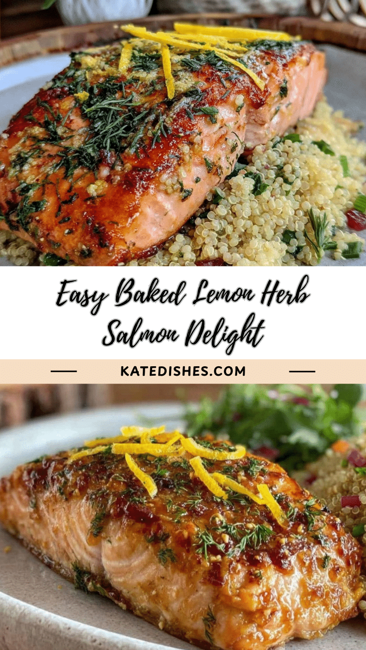 baked lemon herb salmon recipe