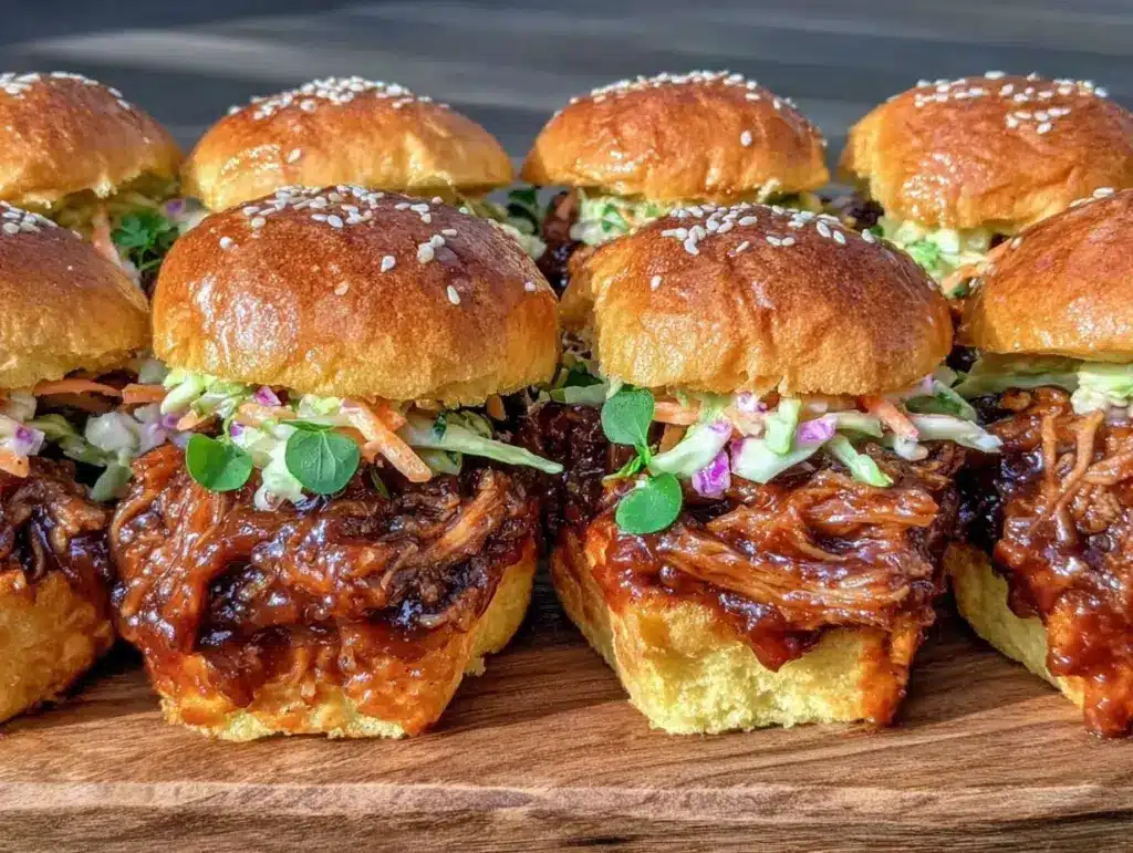 bbq pulled pork sliders - featured image