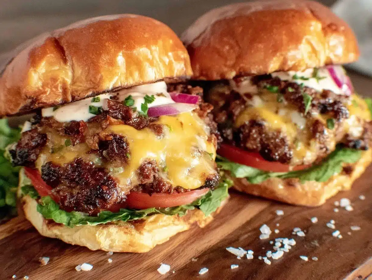 Blackstone smash burgers preparation steps