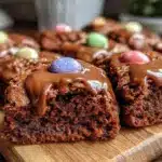 cadbury egg brownies - featured image