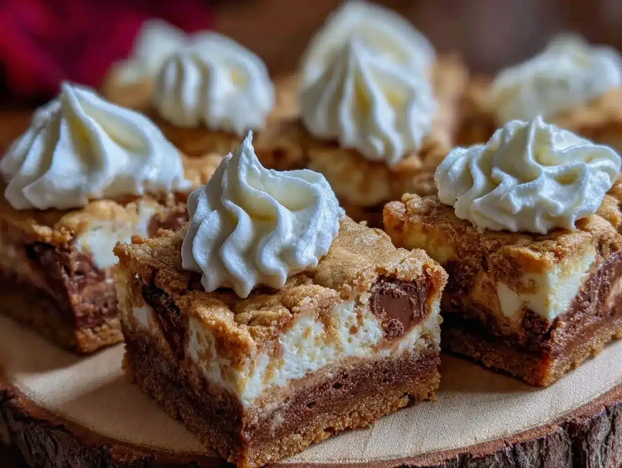 Cadbury Egg cookie bars preparation steps