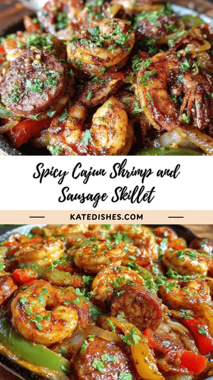 Cajun shrimp and sausage skillet recipe