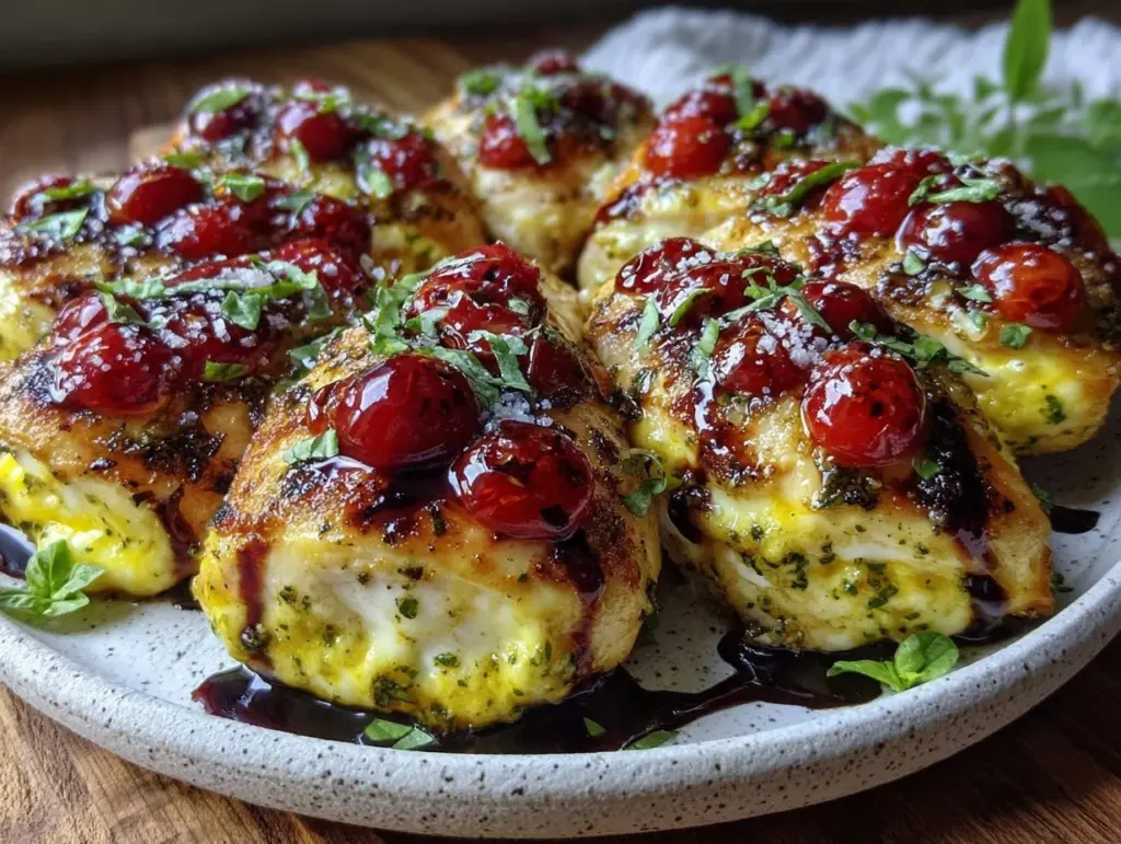 Caprese stuffed chicken breasts - featured image