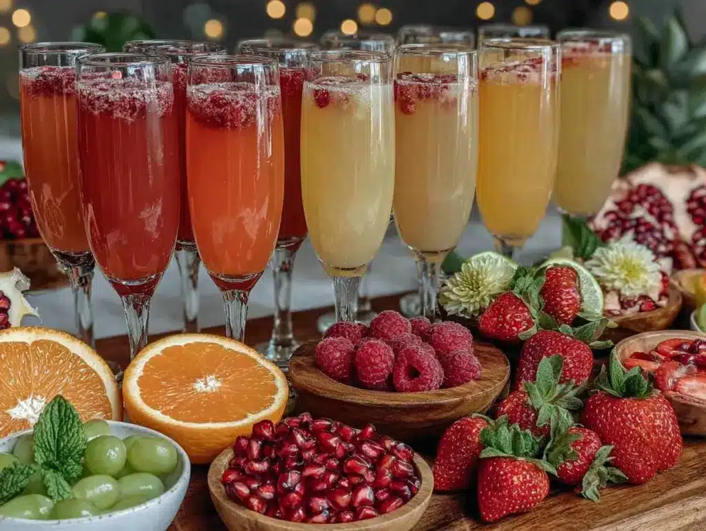 champagne mimosa bar - featured image