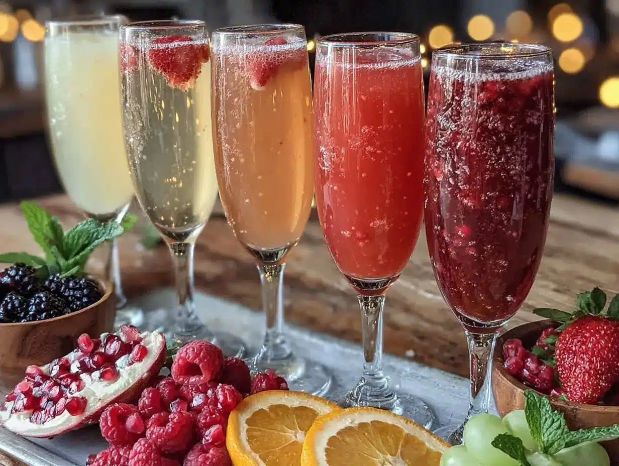 champagne mimosa bar preparation steps