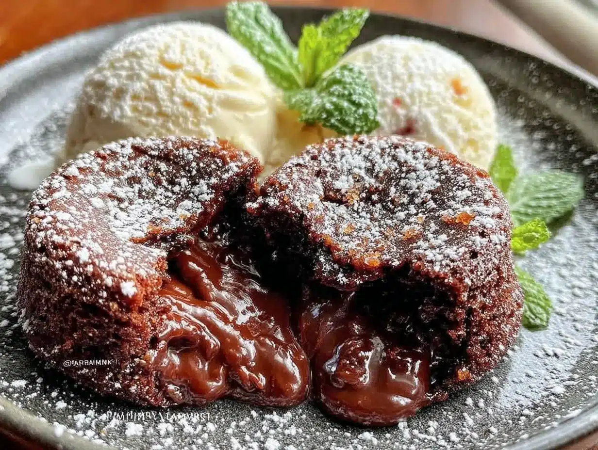 chocolate lava cakes recipe preparation steps