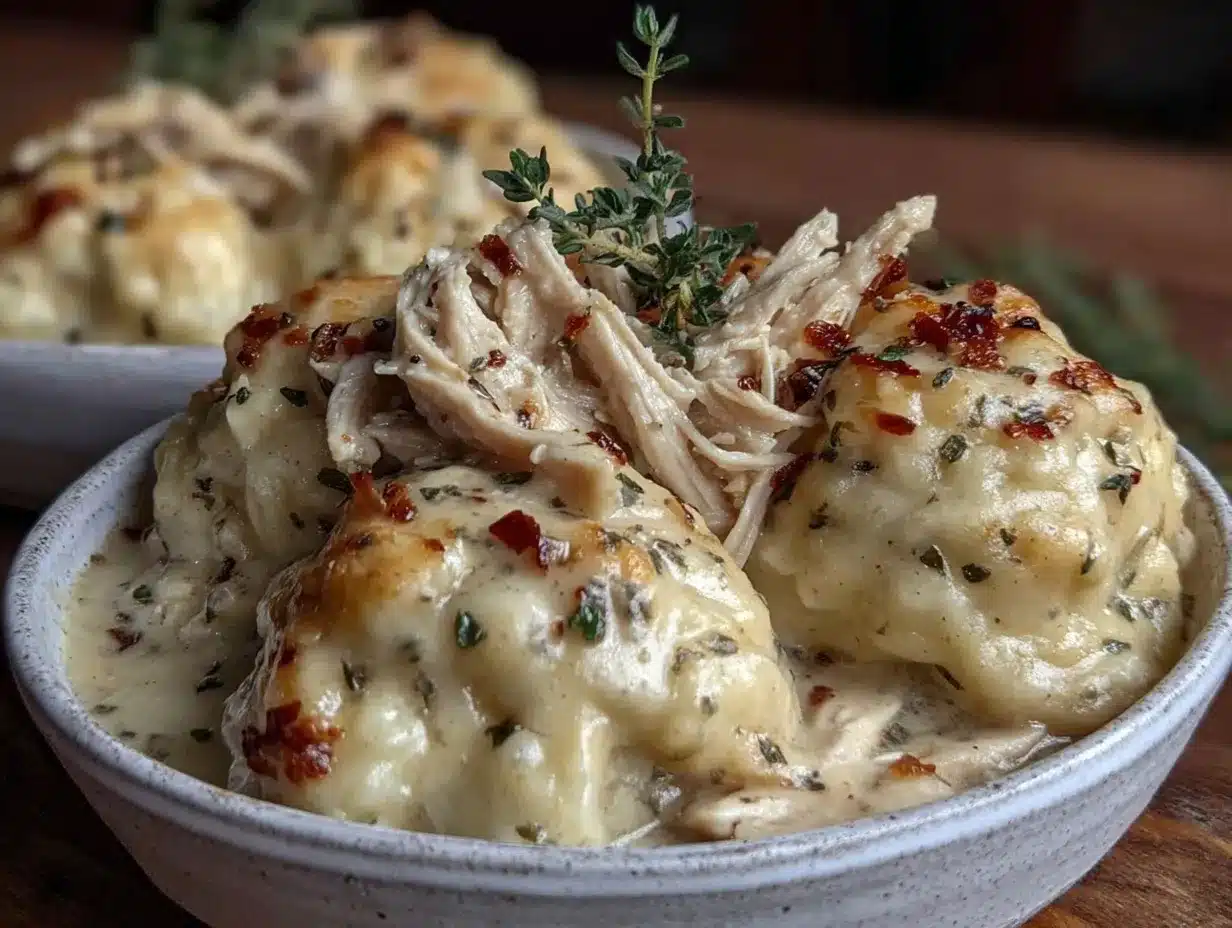 cozy chicken and dumplings preparation steps