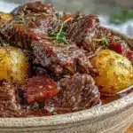 cozy crockpot beef stew - featured image