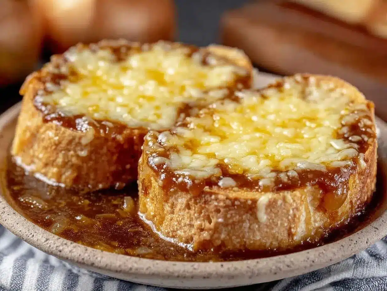 cozy french onion soup preparation steps