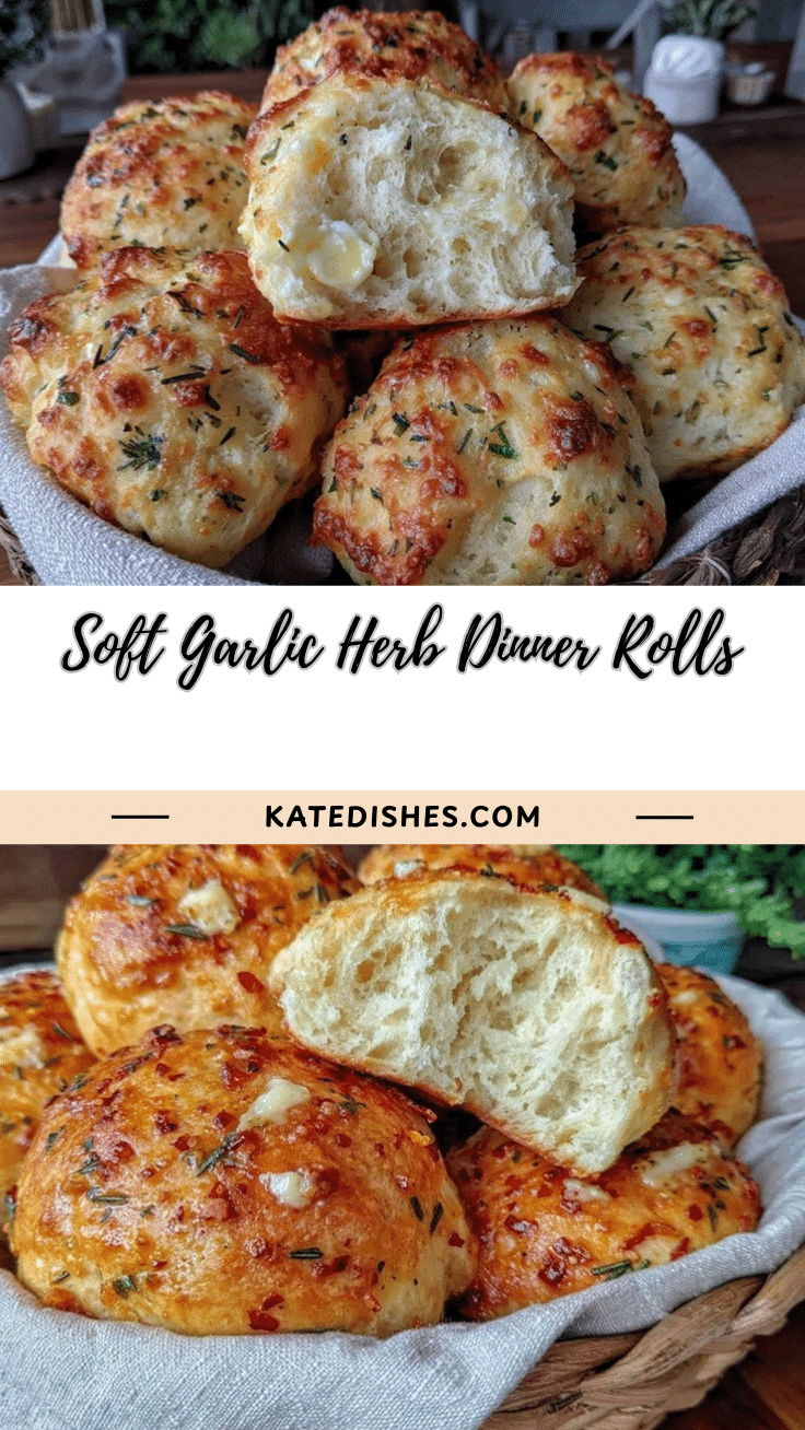 cozy garlic herb dinner rolls recipe