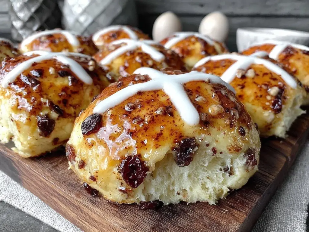cozy hot cross buns recipe - featured image