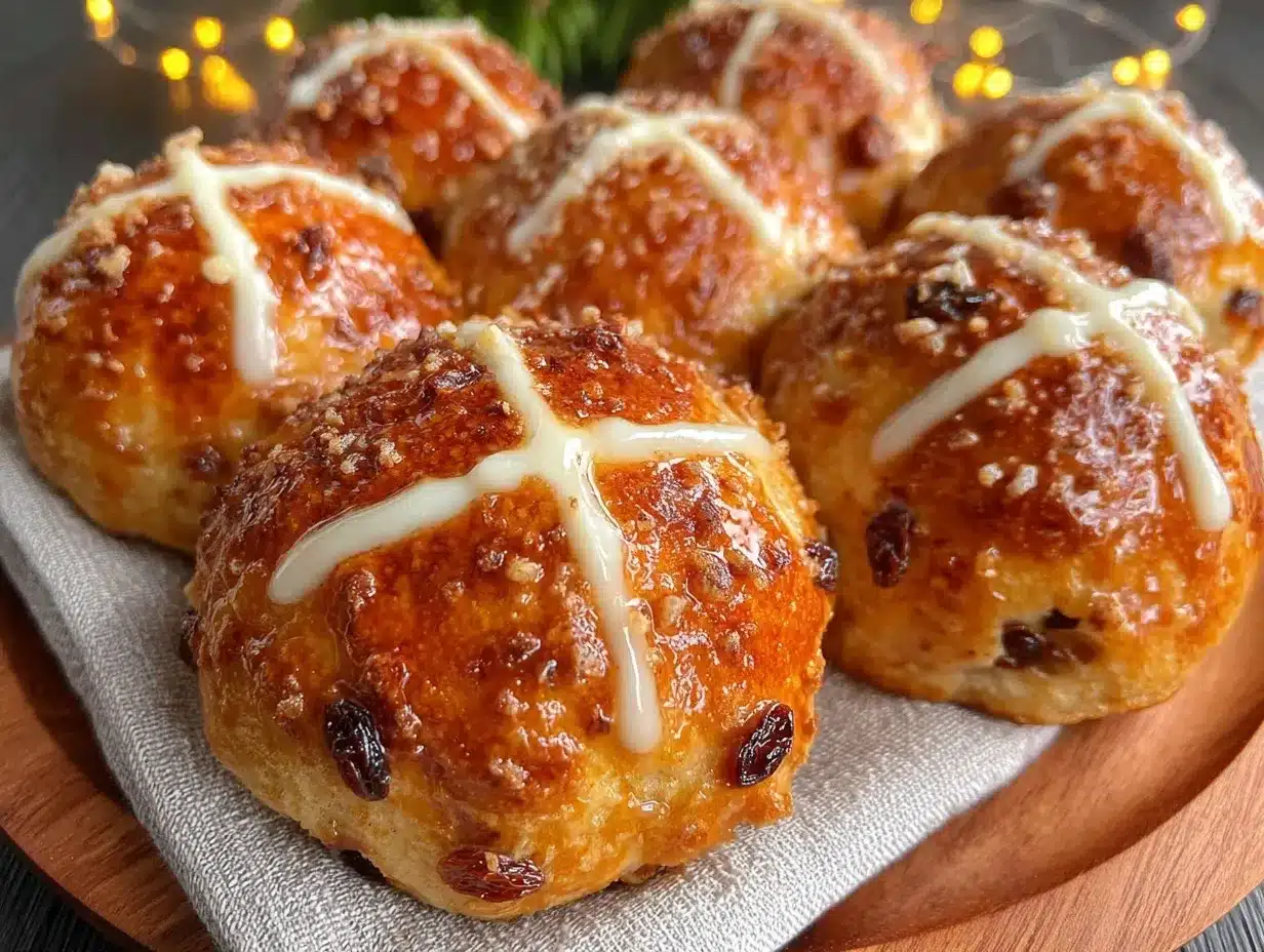 cozy hot cross buns recipe preparation steps