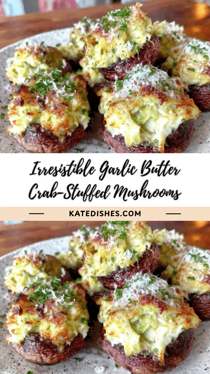 crab-stuffed mushrooms recipe