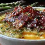 creamy asparagus and potato soup - featured image