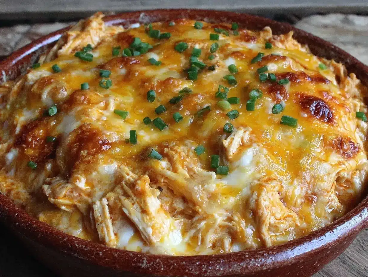 creamy buffalo chicken dip preparation steps
