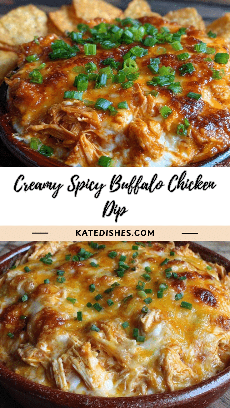 creamy buffalo chicken dip recipe