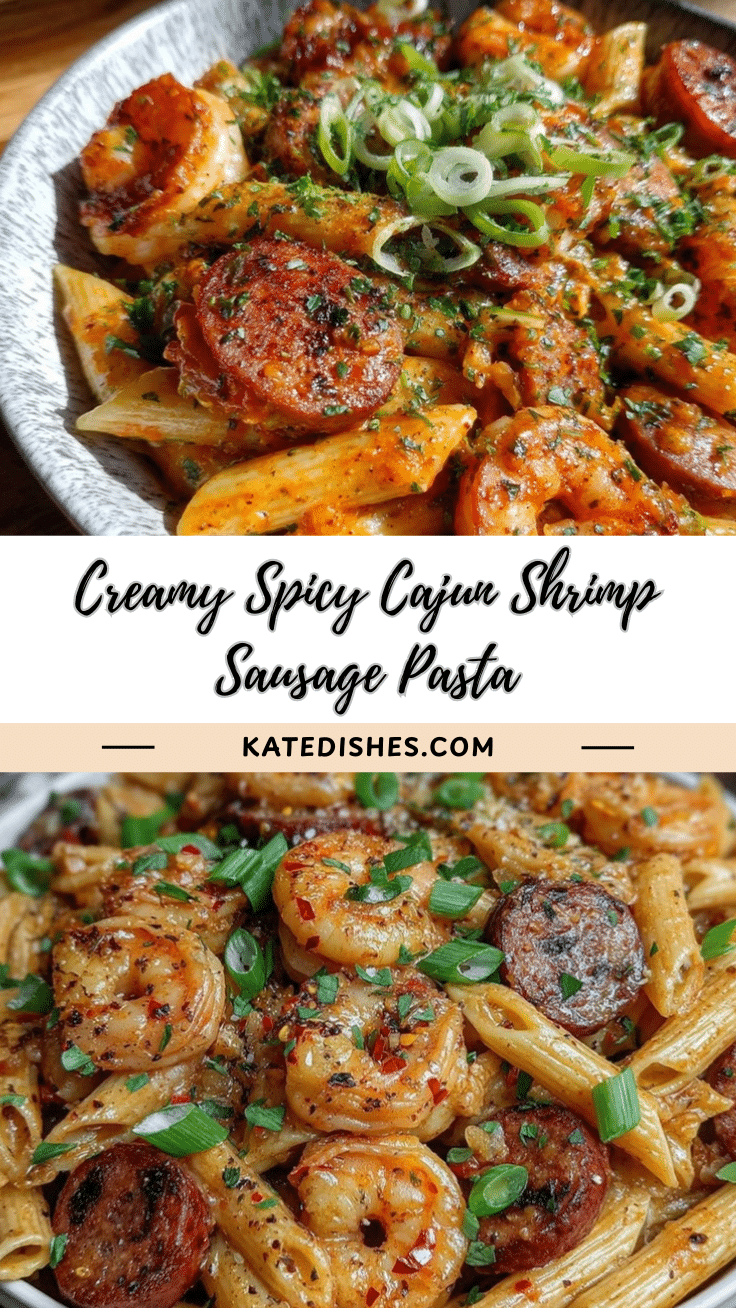 creamy cajun shrimp and sausage pasta recipe