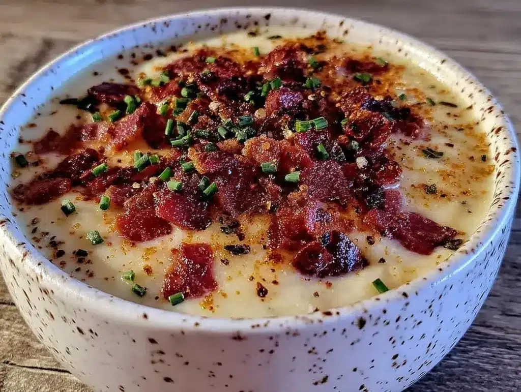 creamy cauliflower soup - featured image