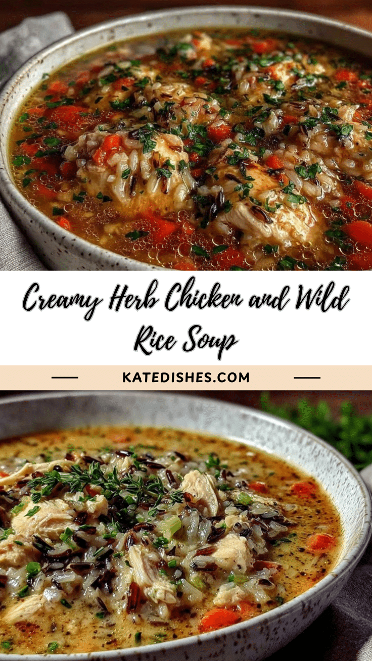 creamy chicken and wild rice soup recipe