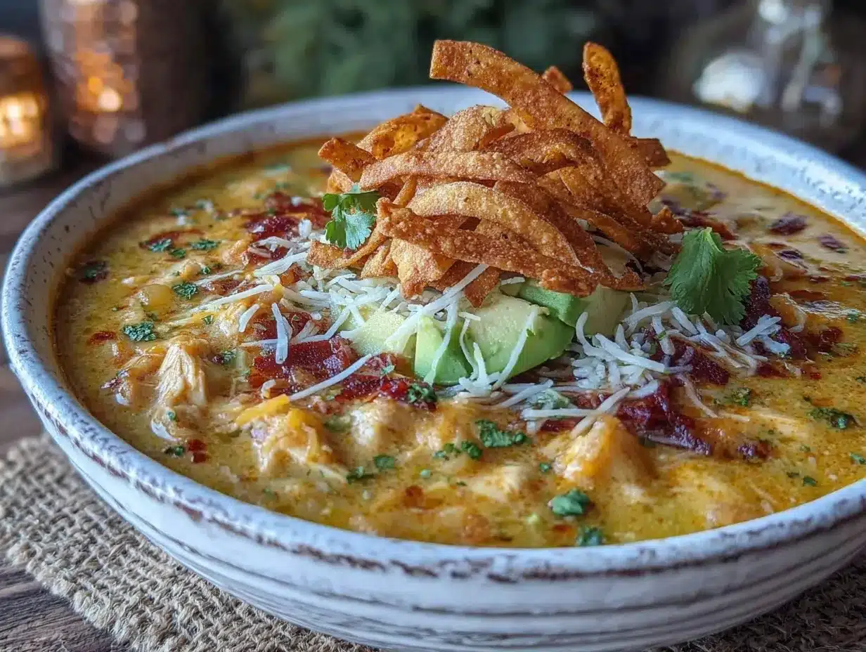 creamy chicken tortilla soup preparation steps