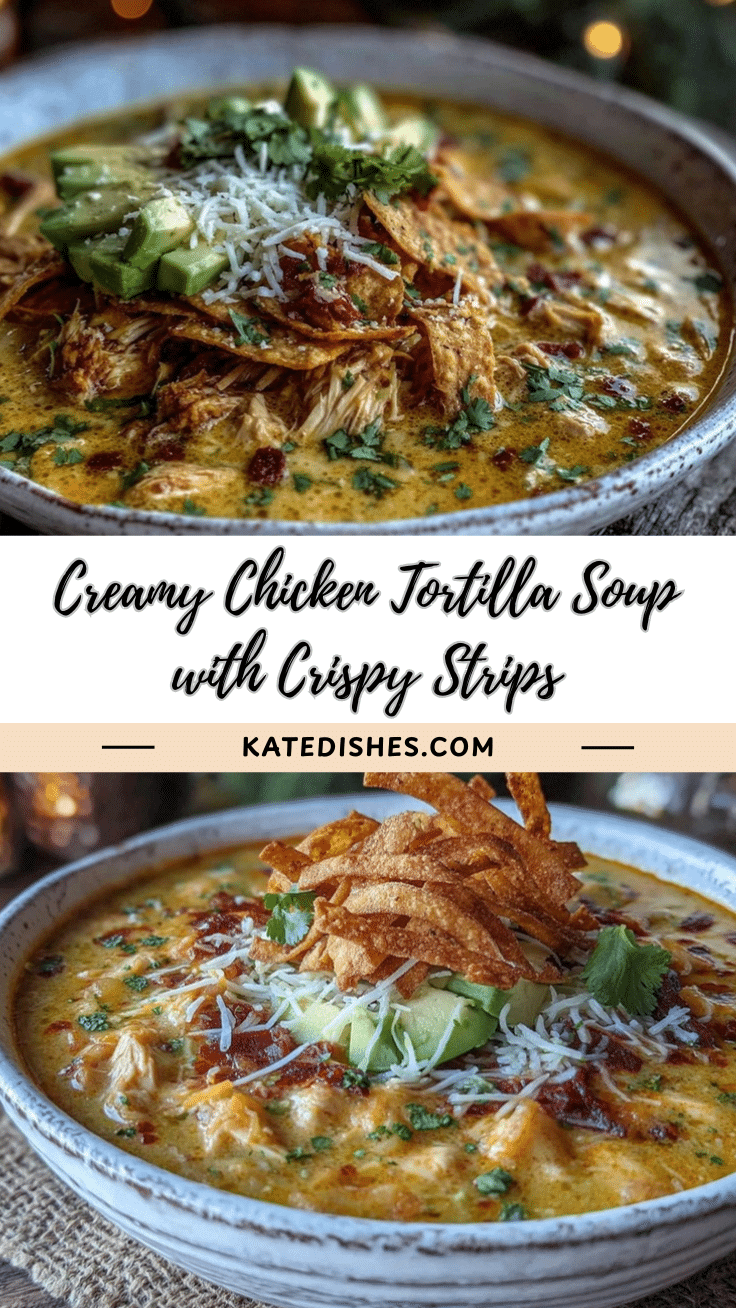 creamy chicken tortilla soup recipe