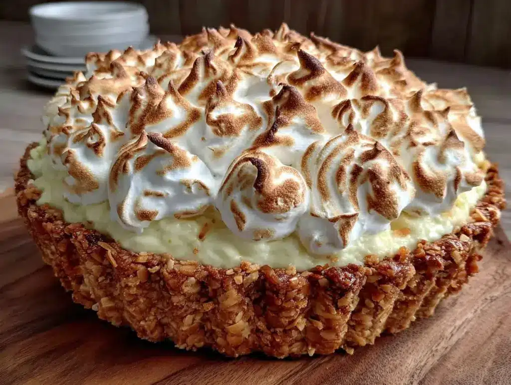 creamy coconut cream pie - featured image