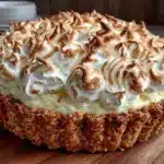 creamy coconut cream pie - featured image