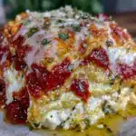 creamy crockpot lasagna - featured image