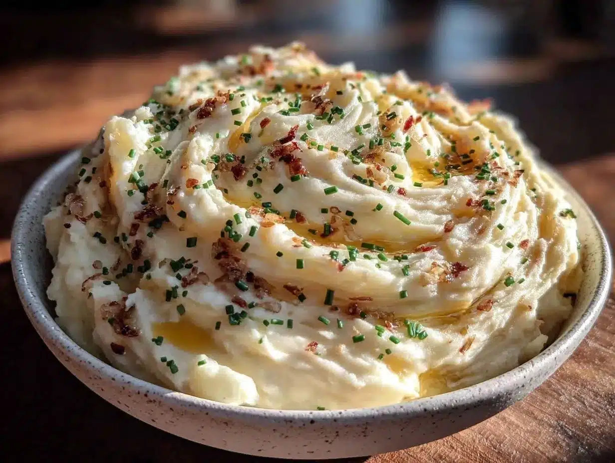 creamy garlic mashed potatoes preparation steps