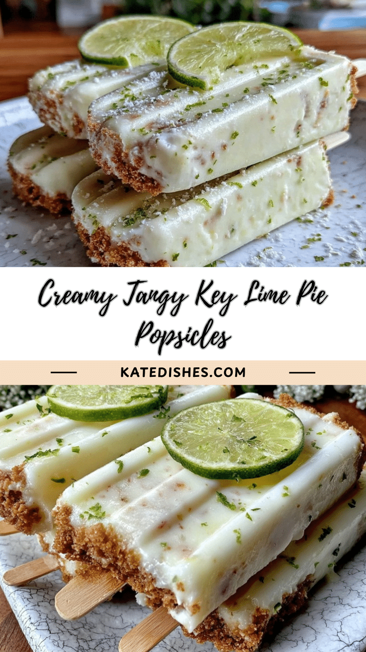 creamy key lime pie popsicles recipe
