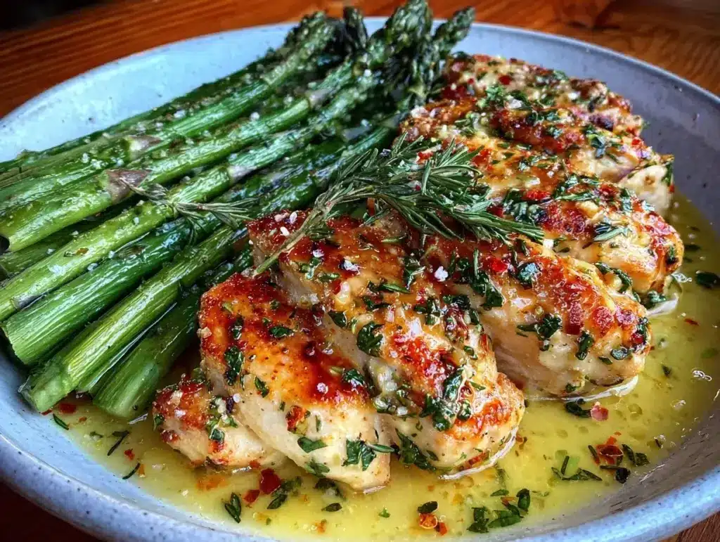 creamy lemon herb chicken - featured image