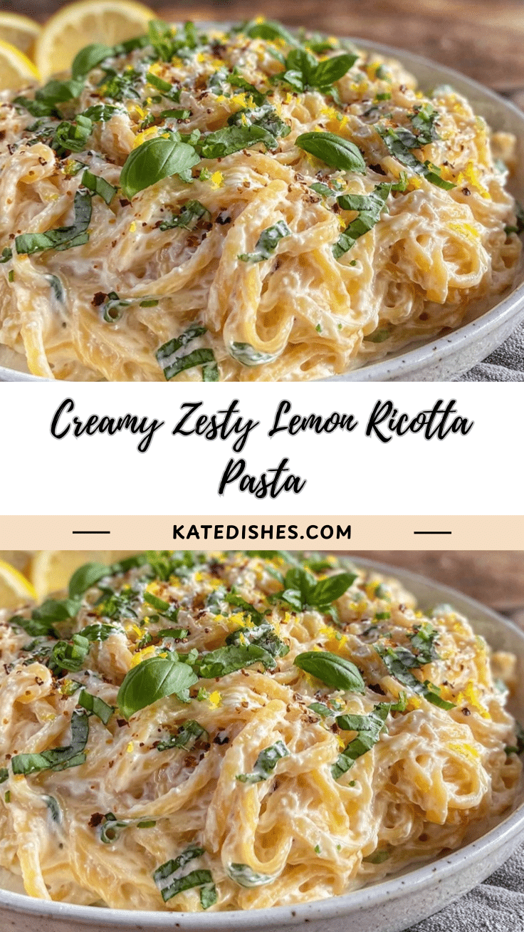 creamy lemon ricotta pasta recipe
