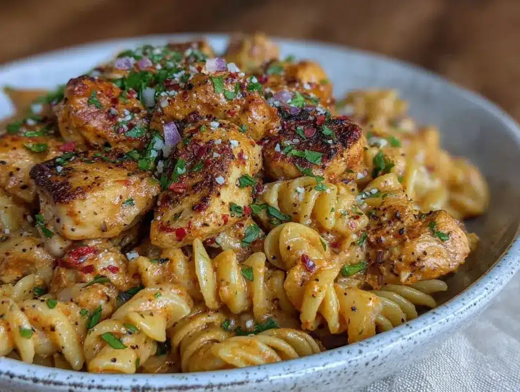 creamy one-pot cajun chicken pasta - featured image