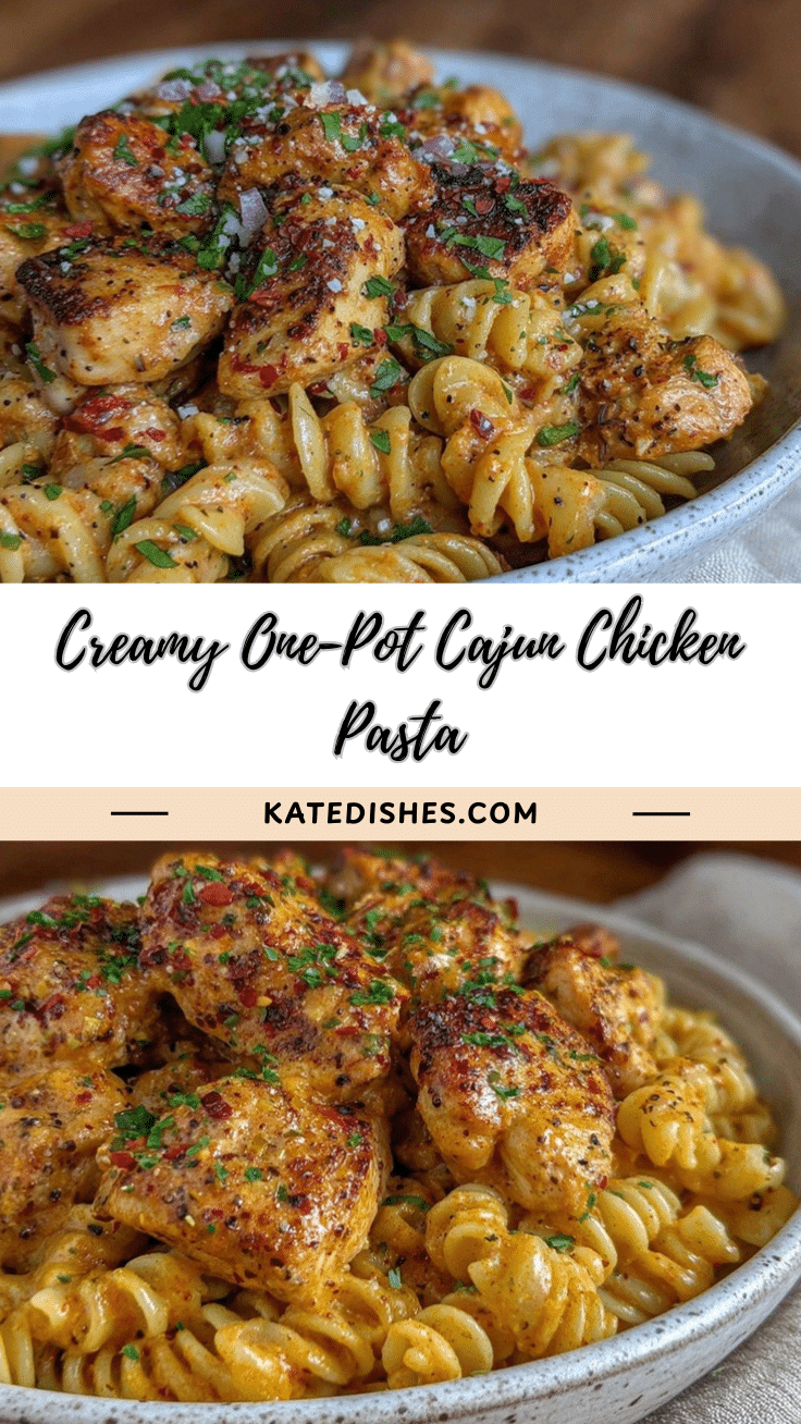 creamy one-pot cajun chicken pasta recipe