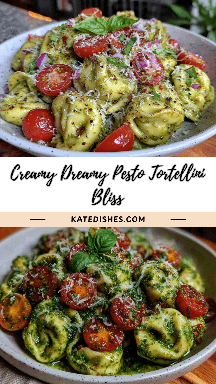 creamy pesto tortellini recipe