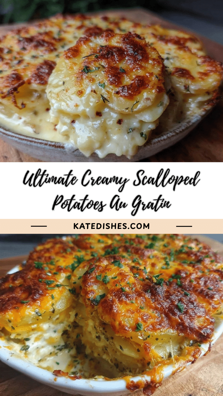 creamy scalloped potatoes au gratin recipe
