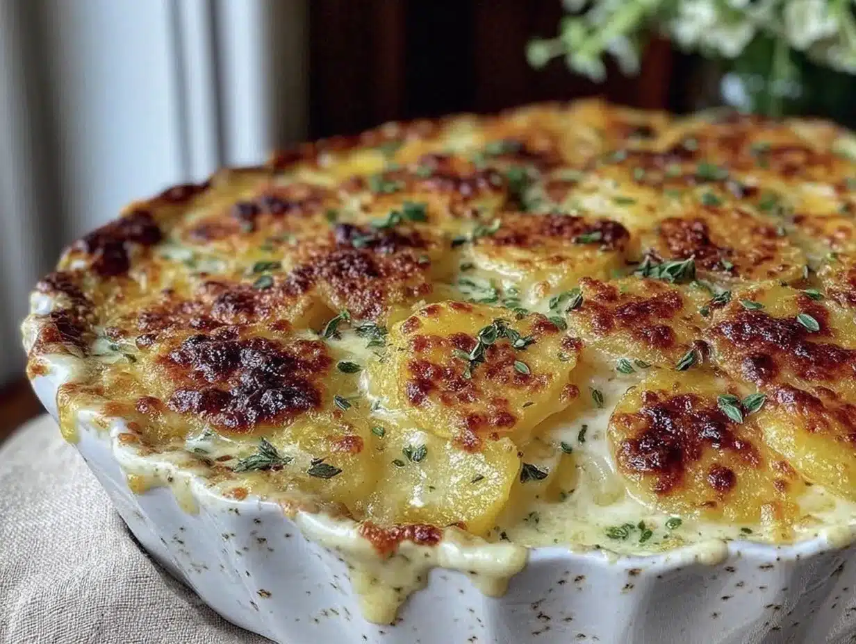 creamy scalloped potatoes preparation steps
