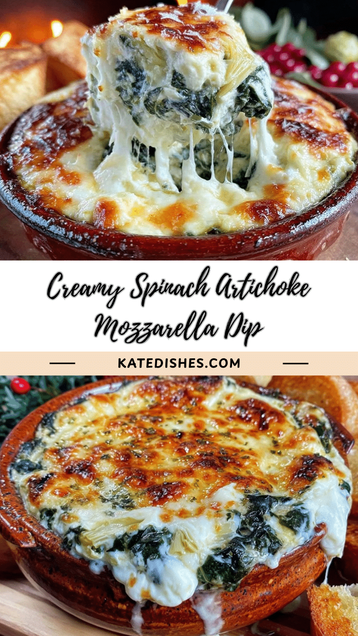 creamy spinach artichoke dip recipe