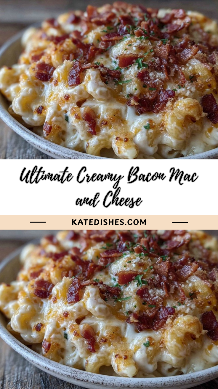 creamy ultimate mac and cheese with bacon recipe