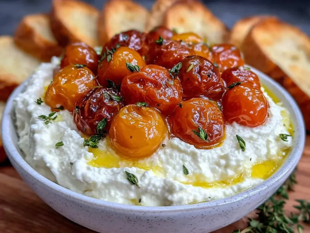 creamy whipped feta dip - featured image