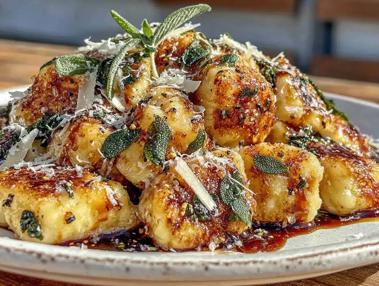 crispy brown butter sage gnocchi preparation steps