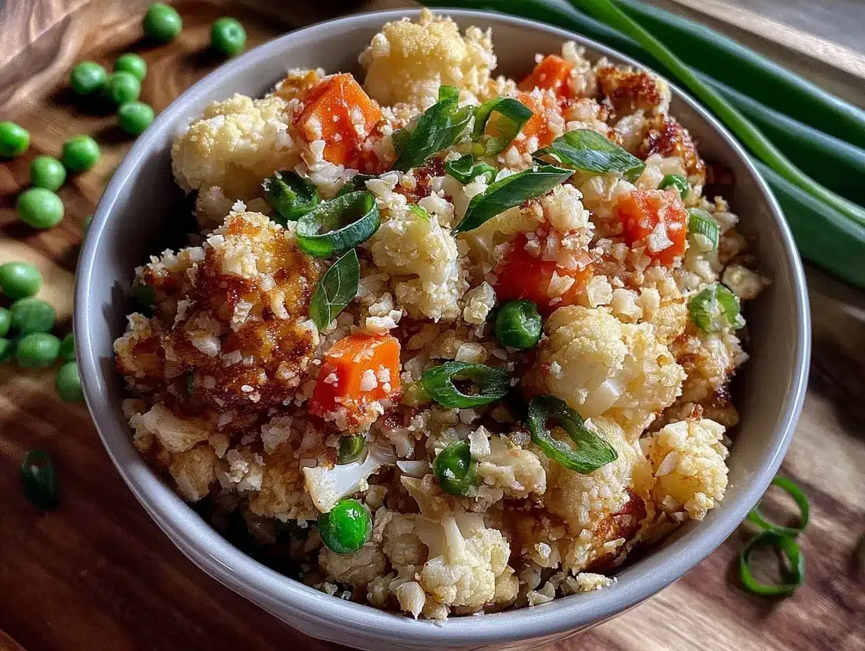 crispy cauliflower fried rice preparation steps