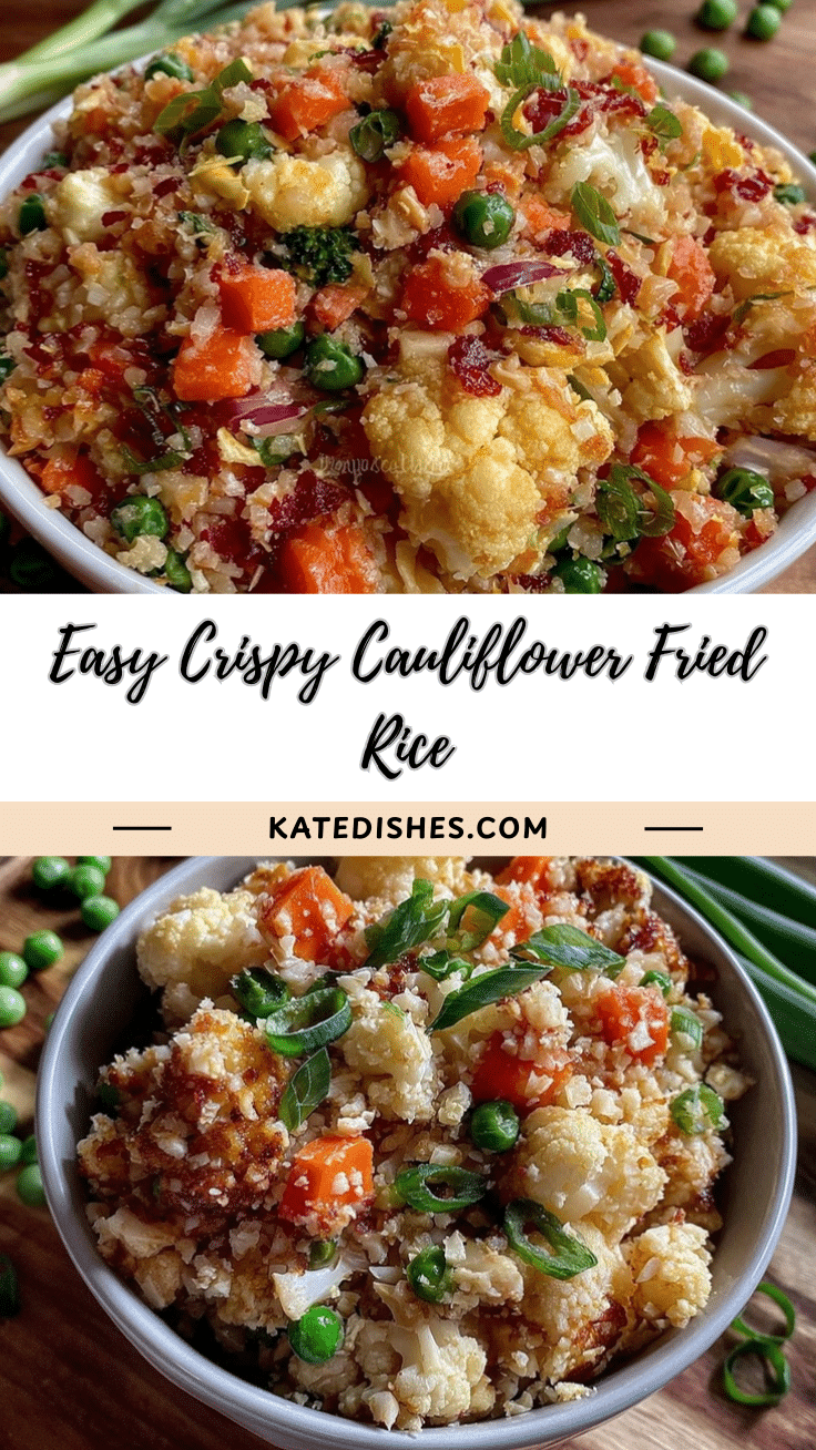 crispy cauliflower fried rice recipe