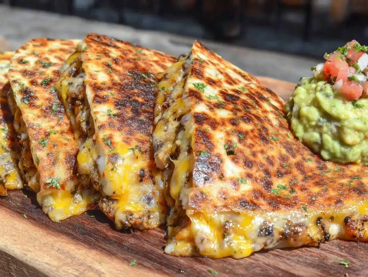 crispy cheesy chicken quesadillas preparation steps