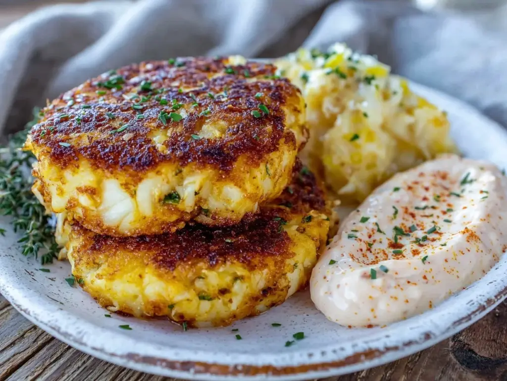 crispy crab cakes - featured image