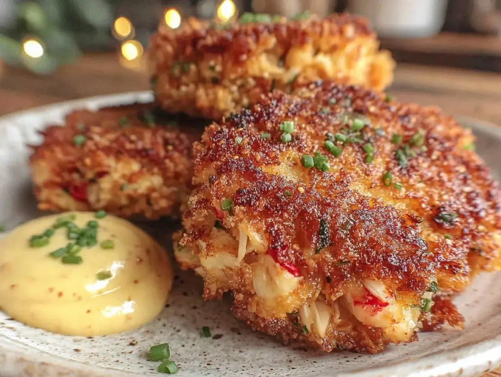 crispy crab cakes recipe - featured image